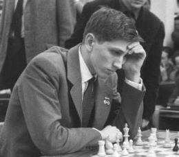 Bobby Fischer 1960 in Leipzig