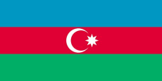 Azerbaycan bayra - die Farben des nächsten Gegners  